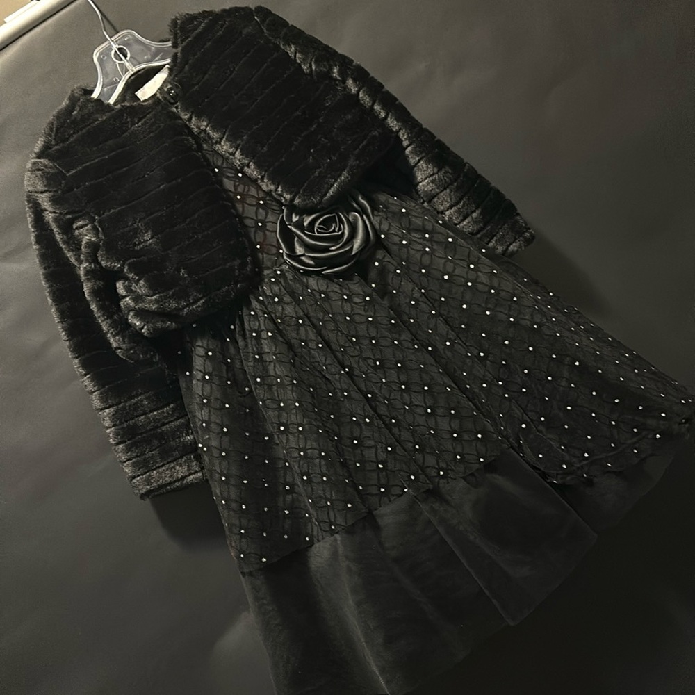 Black dress with jacket, size 5